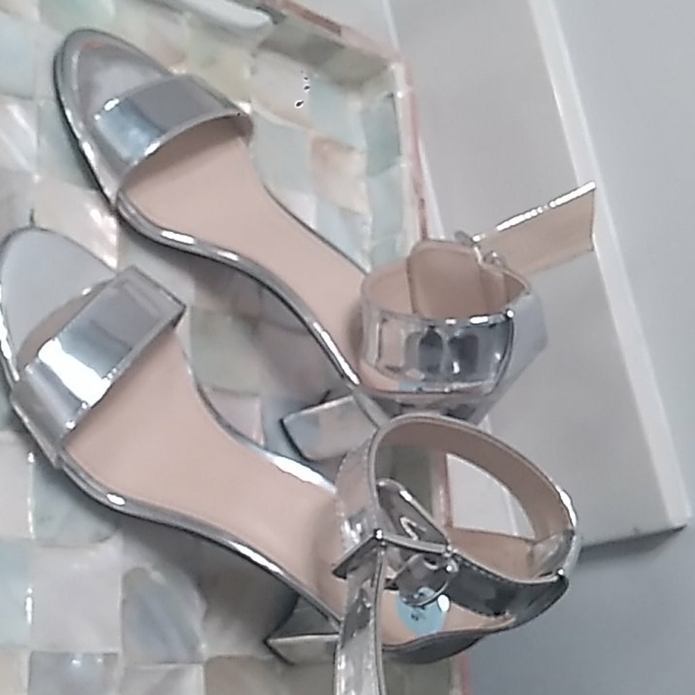 Silver heels